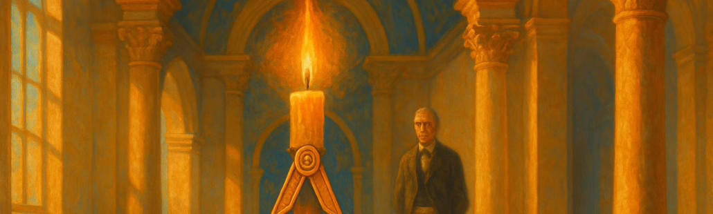 Vrijmetselarij - De flikkerende kaars: spiritueel licht in de vrijmetselarij